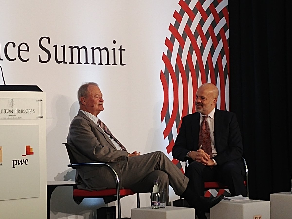 ftlive's tweet image. Robert Armstrong sits down with AIG CEO Brian Duperreault to talk about the turnaround, company culture, and the value of reinsurance. #PwCInsurance #PwCBermuda @pwc_caribbean