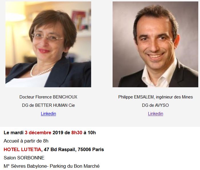 Le 3.12 au Lutetia venez découvrir le seul indicateur de notation sociale extra-financière basé sur des données objectives, avec <a href="/FBenichoux/">Florence Benichoux</a> <a href="/BetterHumanCie/">Better Human Cie</a> #IQH #innovation #RSE