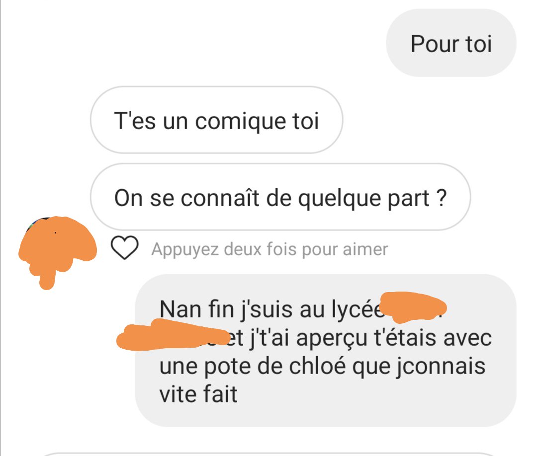 Ça la pas fait rire jcrois, par contre elle fait trop la meuf à bien écrire en vrai elle écrit comme une ksos ça mdegoute