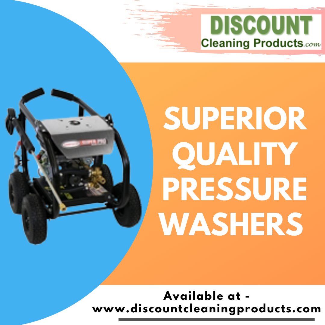 DiscountClean's tweet image. Catering to the needs of its customers, Discount Cleaning Products offers an ergonomically manufactured range of pressure washers, delivering the best performance without a fail.
Check Now: bit.ly/2K1gZjs
.
.
.
#cleaning  #pressurewasher #pressurecleaner