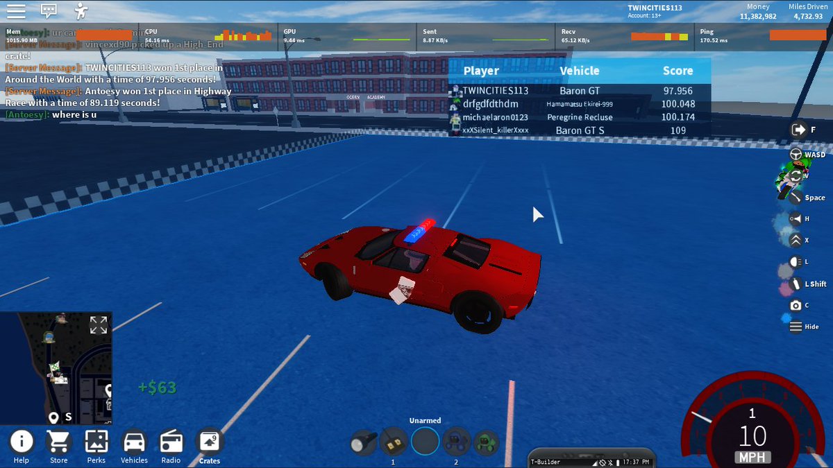 Siniistert Twincities113 Twitter - peregrine reculse lamborghini egoista roblox vehicle