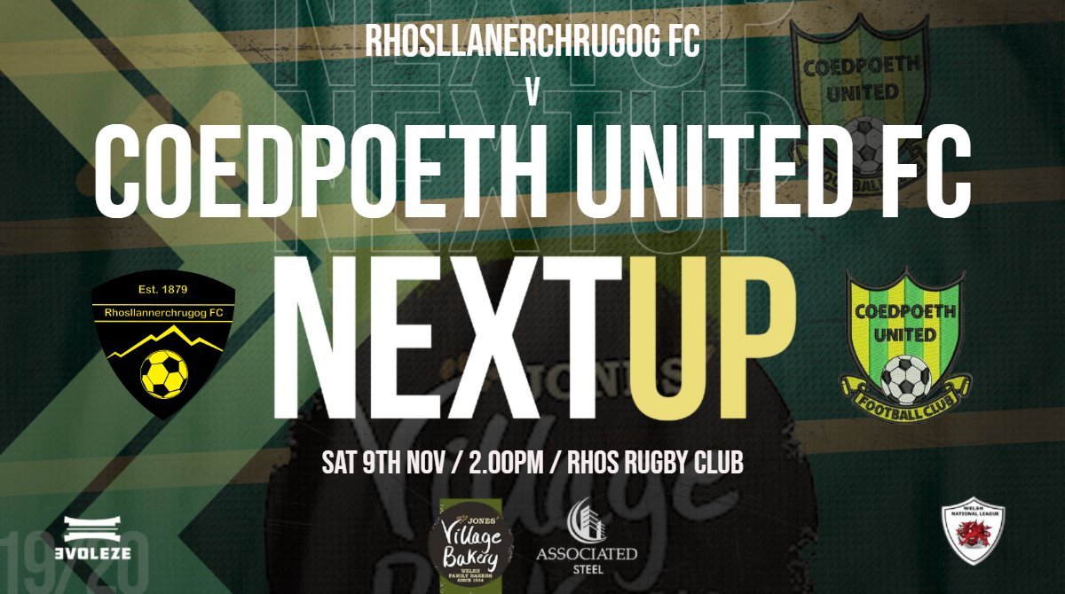 Coedpoeth United FC tweet media