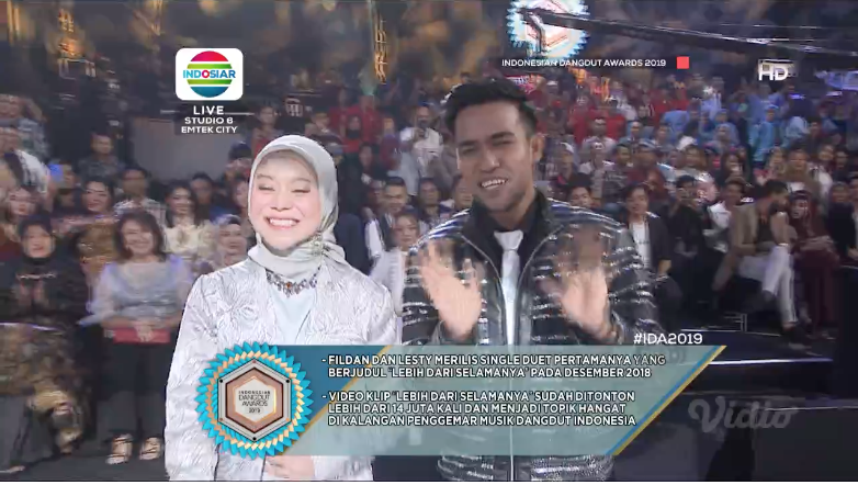 Selamat untuk <a href="/FildanDa41/">Fildan Da4</a> dan <a href="/Lesti_Jenong_DA/">Lestykejora</a>, karena berhasil membawa pulang penghargaan Kategori Duo/Grup/Kolaborasi Terpopuler #IDA2019 

Selamat juga yaa untuk Miana La Fildan dan LestyLovers