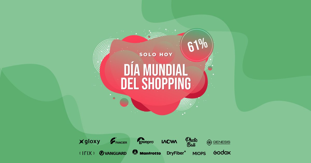 ¡Nos adelantamos al BlackFriday!💥😱 ¡El Día Mundial del Shopping está aquí! No podemos esperar más 👉 foto24.com/dia-mundial-de…