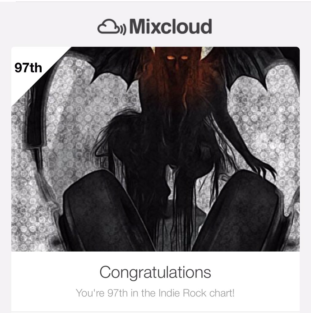 DarkDarksignals's tweet photo. Our Halloween show on 1st November has entered the global indie rock chart! @SoundartRadio #soundartradio #totnes #communityradio #devonradio https://t.co/jgPZvZ2A4f