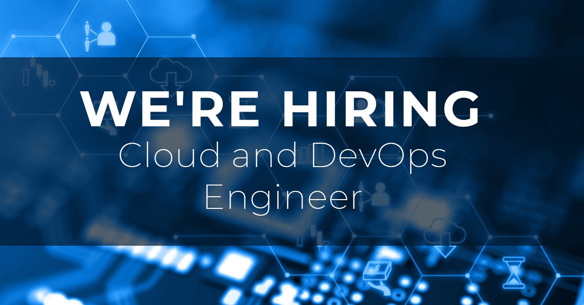 SpectralEngines's tweet photo. We are now looking for a Cloud and DevOps Engineer!

Be a part of the exciting expansion of the world-leading material sensor innovation! 

Read more and apply now: https://t.co/72CtMVkdFv

#hiring #jobs #spectralengines https://t.co/PakKJfNNwf