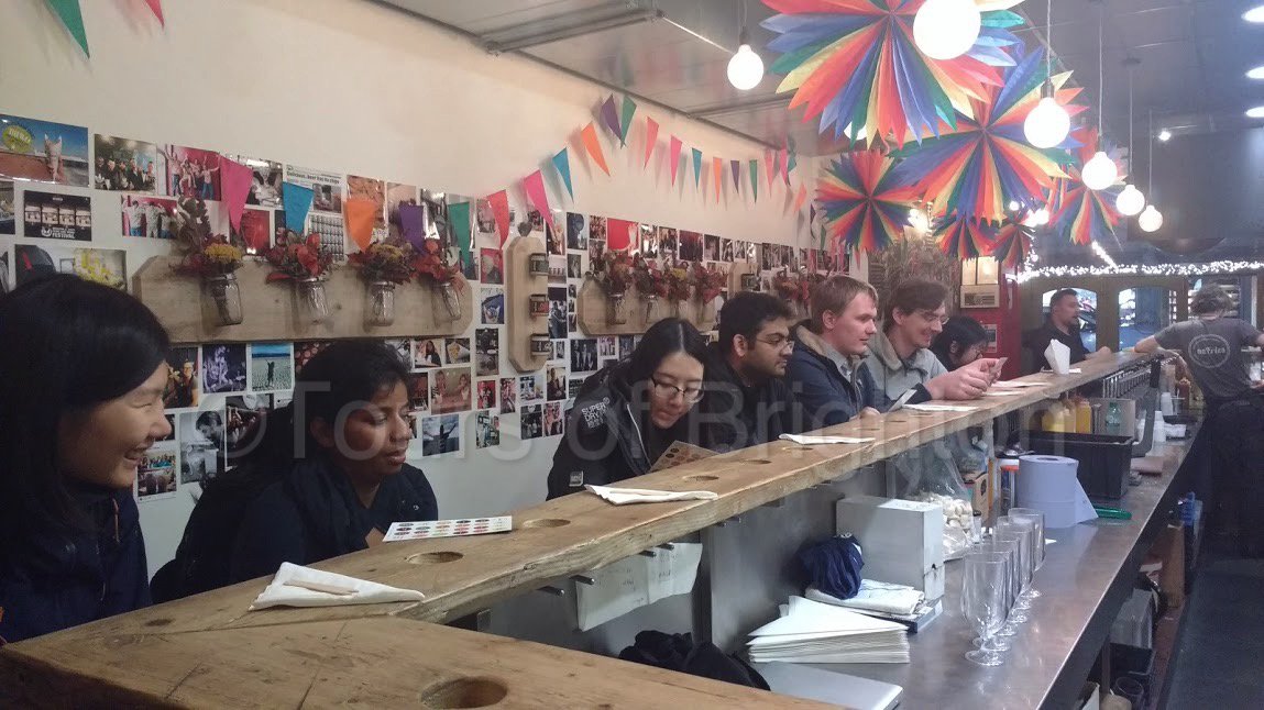 Things can get a bit difficult when you are having too many #choices. Guests having a check on what they shall order. #brightonfood #foodie #brighton