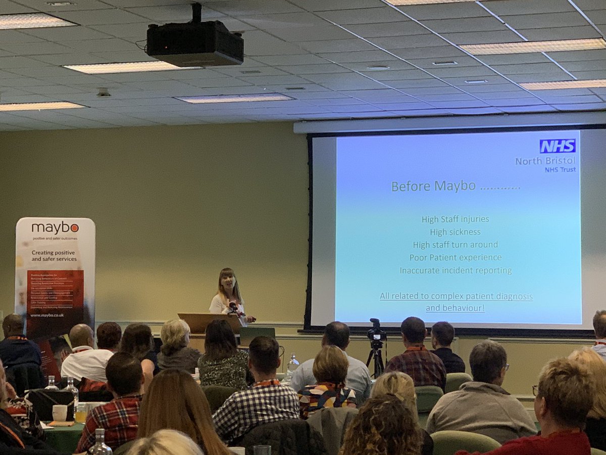 MayboLimited's tweet image. Penny describing life “before Maybo” in #NMSK Directorate at @NorthBristolNHS #MayboConference