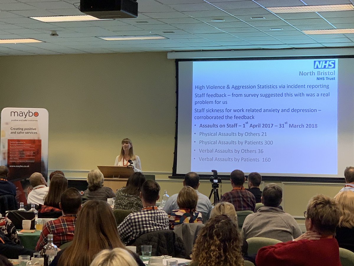 MayboLimited's tweet image. Penny describing life “before Maybo” in #NMSK Directorate at @NorthBristolNHS #MayboConference