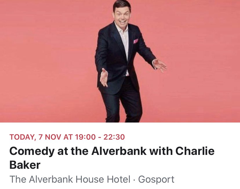 I’m currently heading home to host Comedy at the Alverbank! Tonight’s line up is truly incredible and includes <a href="/katiepritchards/">Katie Pritchard 🕺☀️🦭🌈 #DISCOBALL</a>, <a href="/Sanjsmash/">sunjai arif</a>, <a href="/IAmJamesEllis/">James Ellis</a> and <a href="/BakersTweet/">Charlie Baker 💛</a>! Tickets have almost sold out but there should be some available on the door for just £10!