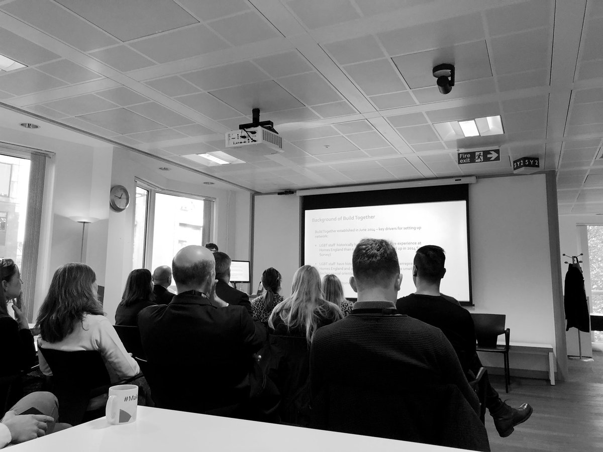 Brilliant to talk at <a href="/HomesEngland/">Homes England</a> LGBTQI+ and allies network meeting with the awesome <a href="/JulieMusesoglu/">Julie Musesoglu</a> 🌈 today. Hearing about inclusive care homes, huge improvements for staff and supporting the construction industry to be more inclusive 💥👏🏼