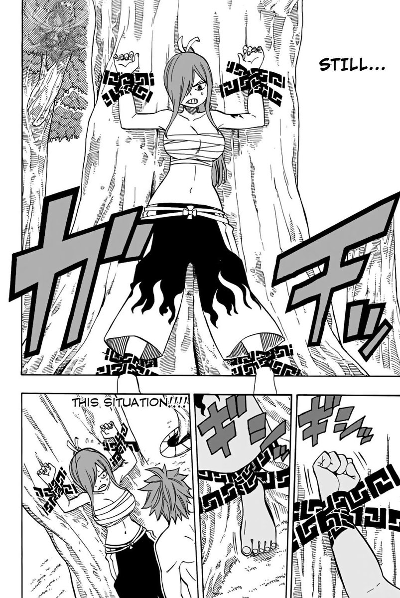 Dragonshinigami A Twitter New Chapter Of Fairy Tail 100 Years Quest Was Something Erza Finally Frees Herself From Jellal However She Turns The Tables On Him By Tying Him Up I M Jealous