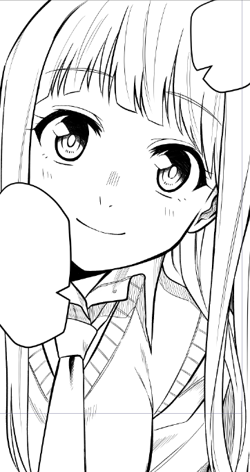 顔のよい女のペン入れをした 