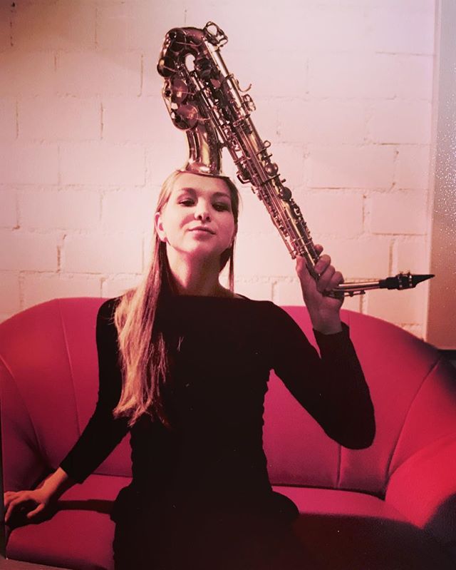#Repost @monika___music : Munich, 2003 Me and my first #yanagisawa .
.
.
#sax #saxophone #saxofonistin #saxophoneplayer #redblack #portrait #munich #vintage #vintagemunich #teenager #minolta #analogphotography