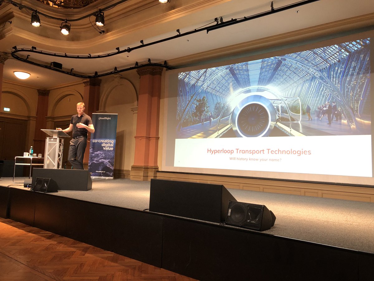 Cloudflightio's tweet photo. “Using Hyperloop Technologies to Mobilize Human in a New Way - Wie hyper-kollaborative Organisationen funktionieren und den Transport revolutionieren” Christian Federspiel CEO von @catalysts gibt einen Einblick in die Co-Creation neuer Technologien. #cfp19 #cocreation https://t.co/tQBJMY40cr
