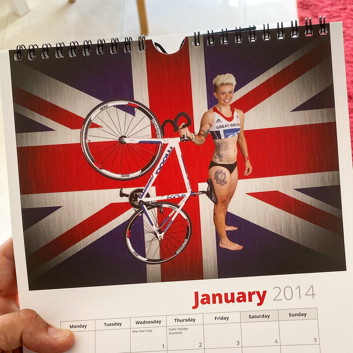 OttilieQ's tweet photo. Throwback to when I had a few less tattoos, a little lighter with a pinch of cancer ๐ณ #OQRideFast #calendershoot #model #cycling #charity #tattooed #inked #inkedgirl #cyclist #tbt #throwback #ciclismo #bikelife #bici #GBTxCyclist #organdonation #kidney #transplant #alive https://t.co/7OmizzjCj0