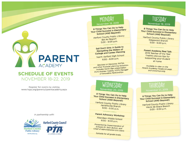 Upcoming Workshop Topics
For more information and to register, please visit hcps.org/parents/parent…