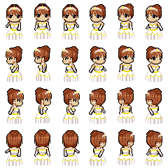 モンブラン このままではマズイと ドットを再開 レナのパーティードレスです ドレスの模様がゴールドになってます このお 団子ヘアーを 着物姿に流用します ドット絵 ドットアーティスト モンブラン このままではマズイと ドットを再開 レナのパーティードレスです ドレスの模様がゴールドになってます このお 団子ヘアーを 着物姿に流用します ドット絵 ドットアーティスト