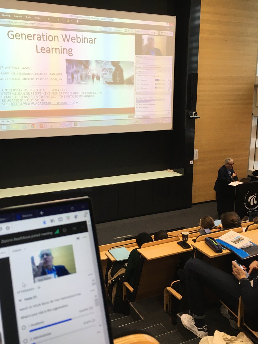 MaaikeGrammens's tweet photo. A great start of #ECEL2019, the European Conference on e-Learning, hosted by Aalborg University @Copenhagen @WendyBarber19 @D_TEACH1 @TECOLAB https://t.co/eqlXuuztbN