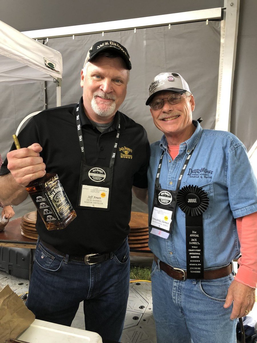 Jeff Arnett Master Distiller number 7 for Jack Daniel's.  Great to see you Jeff. Thanks for the signed bottles.