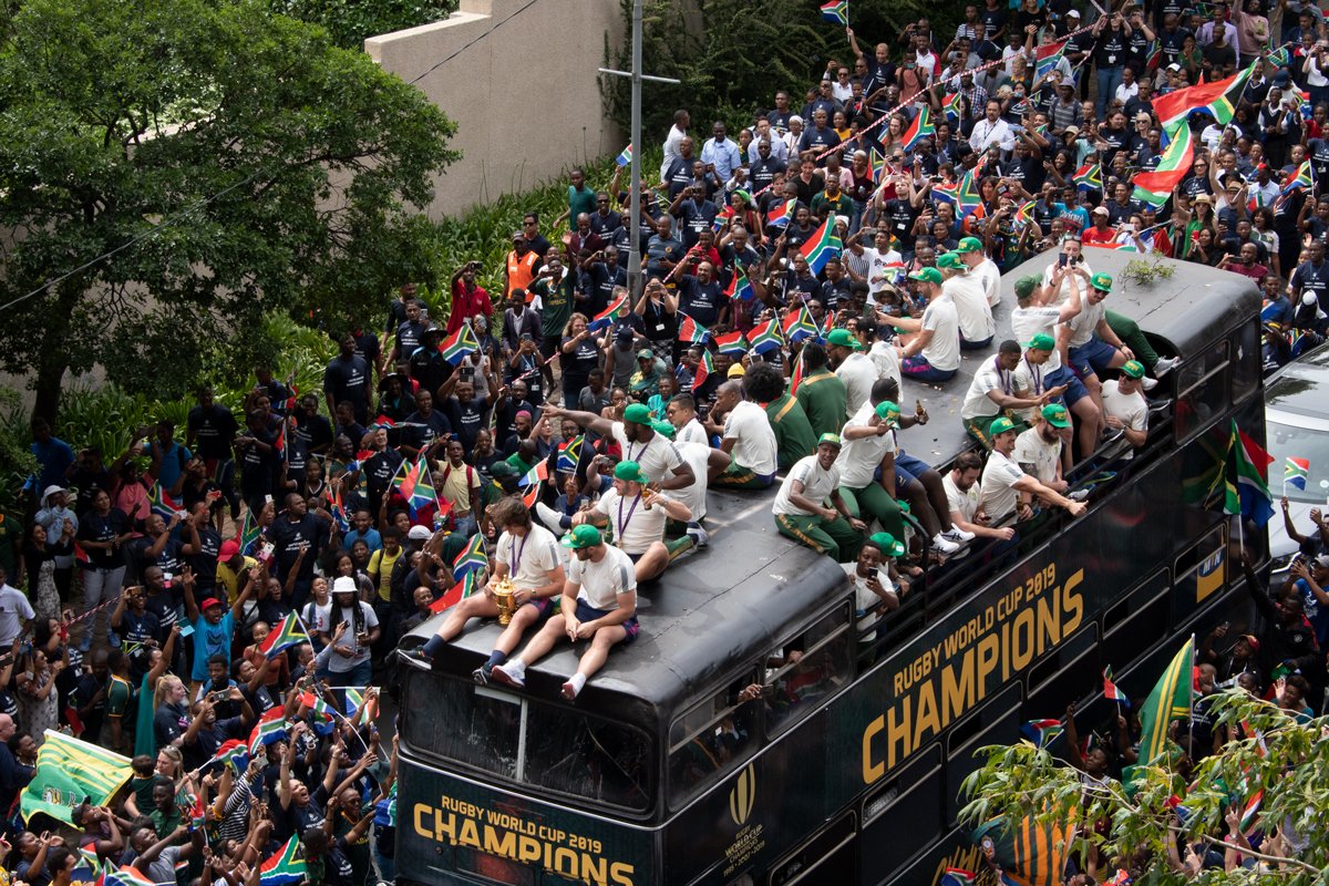 LibertyGroupSA's tweet photo. The @Springboks Trophy tour came passed our head office today and ignited our fire for our country. Well Done Bokke #ChampionsTogether https://t.co/8b9YoVP03x
