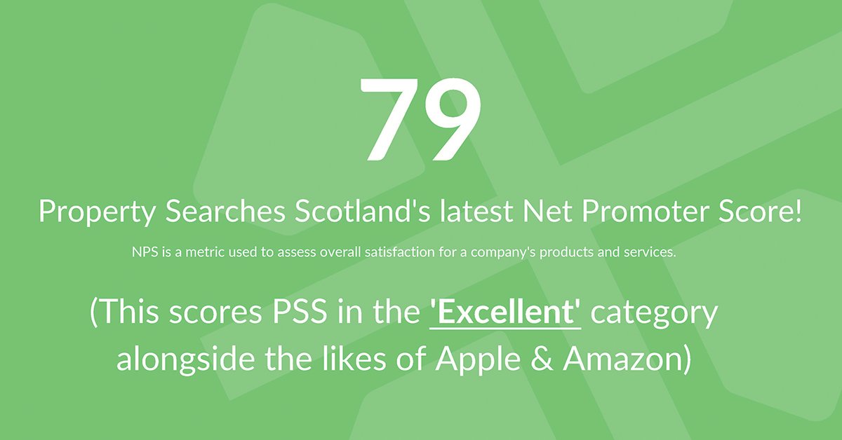 PS_Scotland's tweet photo. WOW! Take a look at our Net Promoter Score from our recent Customer Satisfaction Survey! This is an increase on last years result, and categorises PSS as EXCELLENT! We are delighted that we continue to deliver a great customer experience. #WeMakeTimeForYou https://t.co/G2hHJeW6BT
