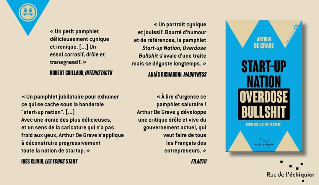 Stroika On Twitter Un Pamphlet Jubilatoire Pour Exhumer Ce Qui Se Cache Sous La Banderole Start Up Nation Morceaux Choisis Des Critiques Presse Publiees Depuis La Sortie De Start Up Nation Overdose
