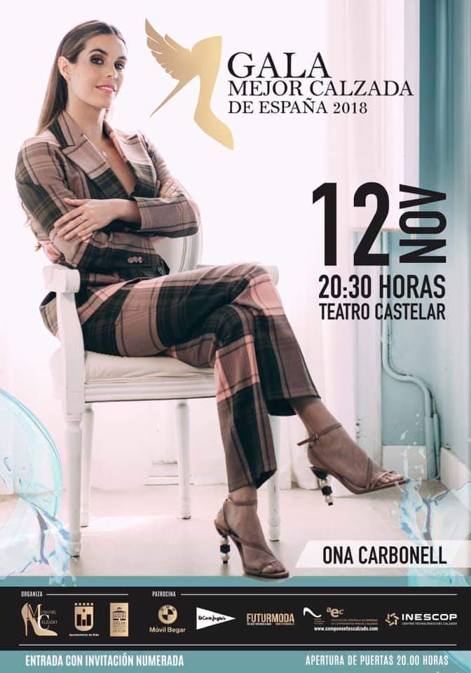 THEOMODA's tweet photo. TODO PREPARADO PARA RECIBIR A @onacarbonell 
MEJOR CALZADA DE ESPAÑA 2018

El próximo martes, 12 de noviembre, la barcelonesa recogerá en la ciudad de Elda la estatuilla que la acreditará oficialmente como la mujer “Mejor Calzada de España 2018”

#fashion #theomoda  #premio https://t.co/WNJMy24dGY