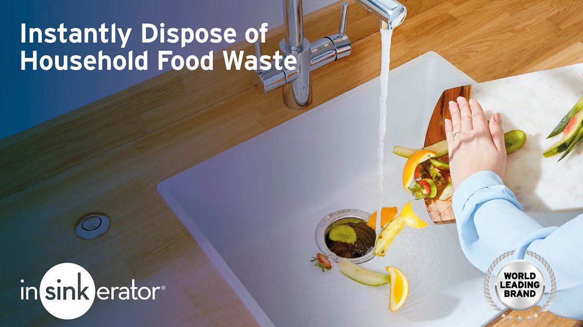 Now that's convenient! #InSinkErator #FoodWaste #Waste #ZeroWaste #Landfill #Kitchen #KitchenTrends