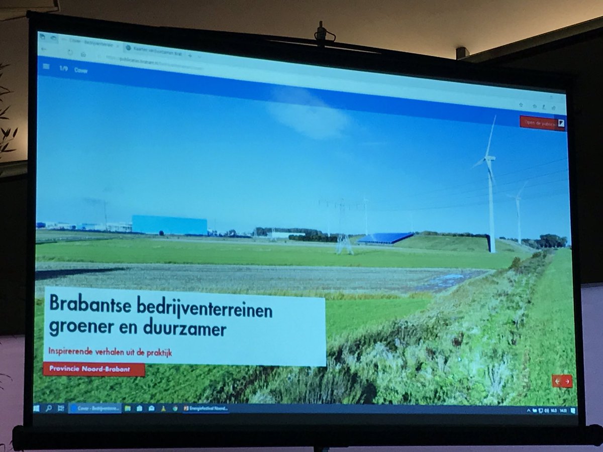Bedrijventerreinen spelen een belangrijke rol in de energietransitie. Hoe kan gezamenlijk opwekken van duurzame energie een verdienmodel worden en tegelijk bijdragen aan ruimtelijke kwaliteit? Vandaag  op het #efb, maar ook in ons online magazine.
tinyurl.com/y5eqsgza