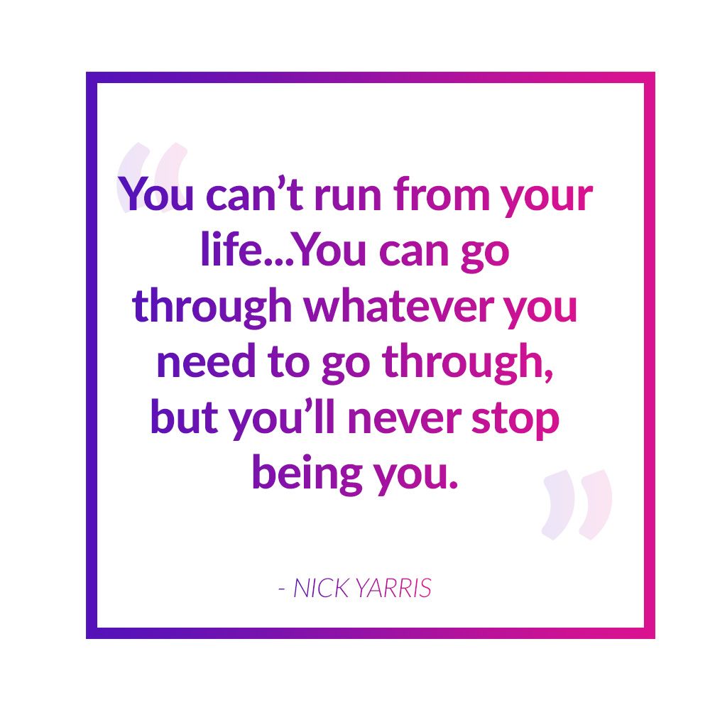 PowerfulU's tweet photo. The past doesn’t define who we are now.  It shows us who we were and helps us see how far we’ve come.  We may want to forget or avoid parts of our lives, but they are still part of our story and helped us become who we are now. Thank you @nickyarris for this reminder. #power4u https://t.co/5rbbGJIJkR