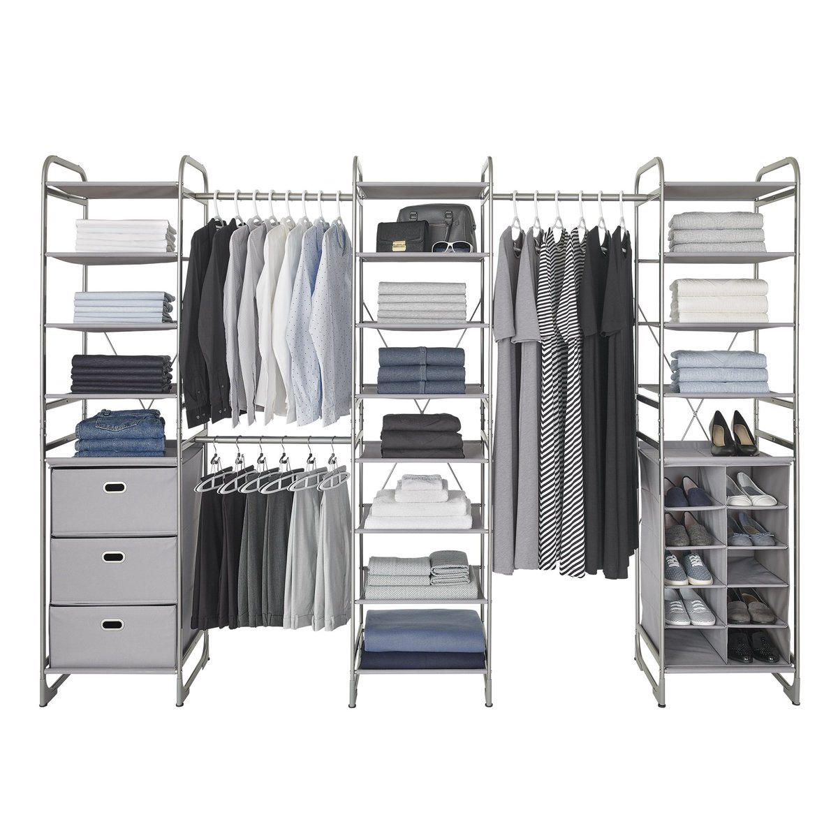 Introducing the neatfreak Versa System Freestanding Modular Closet.  Mix and match towers for a customized system that works best for your storage and organization needs. Now available direct from neatfreak online. 
ow.ly/4IXB50wVGzF