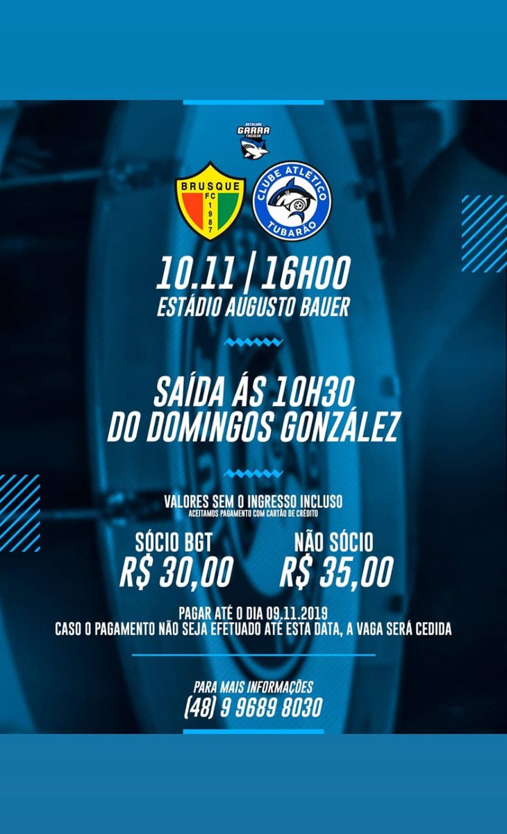 Últimas vagas para Brusque!

Corre!