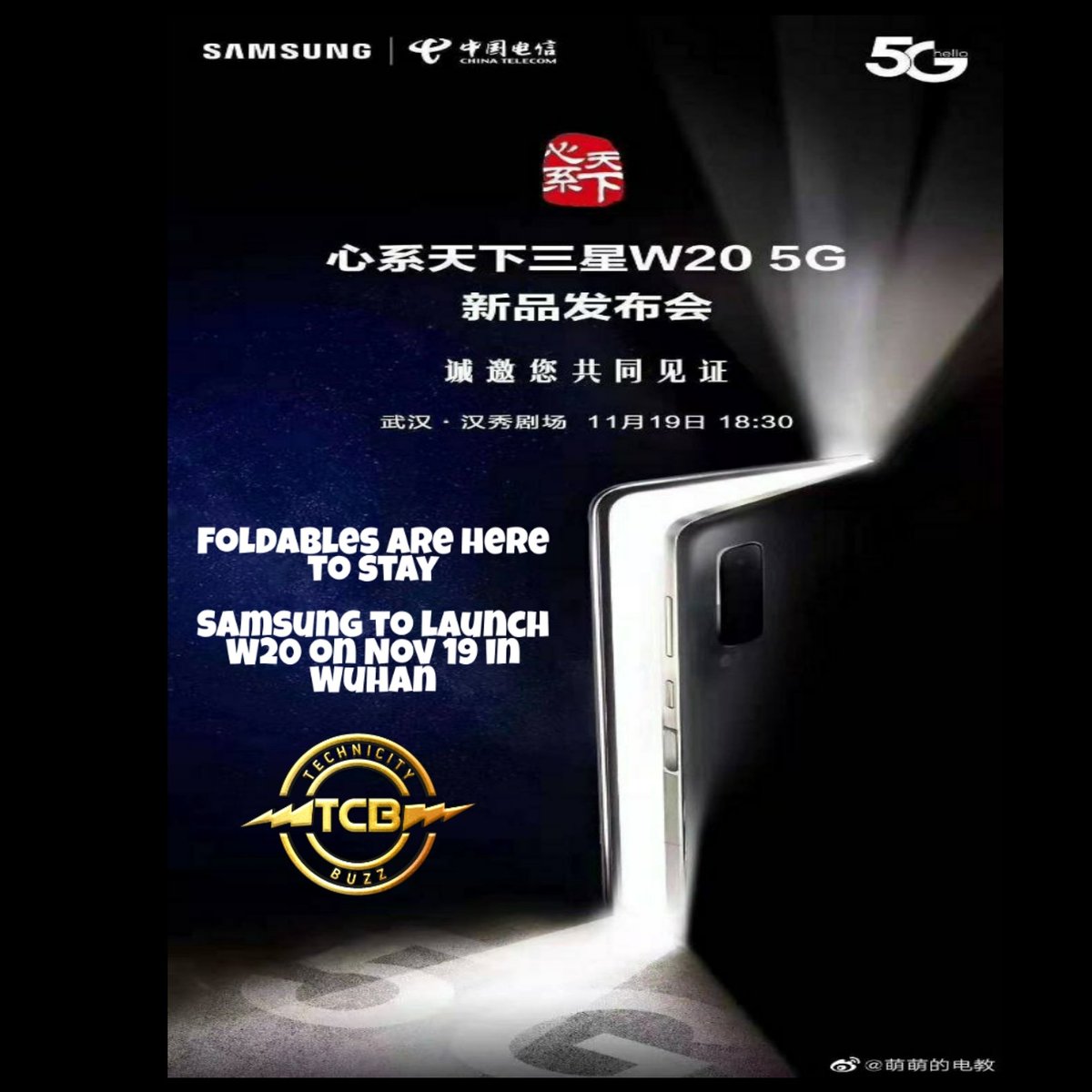 Technicity_Buzz's tweet photo. Follow @Technicity_Buzz for more information 📲
Finally W20 5G!!
.
.
Follow @the_technicity_buzz for more information 📲
.
.
#samsunggalaxys7 #samsungs3 #samsungs7edge #samsung #samsungnote9 #samsunggalaxynote8 #samsunggalaxys8 #samsunggalaxys10 #samsungs10plus #techinicitybuzz https://t.co/LJUkT5uqUs