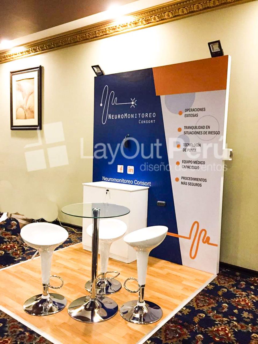 LayoutPeru's tweet image. Agradecemos a Neuromonitoreo Consort por vivir la experiencia #LayOutPeru
Realización de diseño gráfico e implementación integral de Stand para #CongresodeMedicina
 ☎️4383783 o 📲942781247
➡️Correo: info@layoutperu.com 📩
➡️Visita nuestra página: layoutperu.com 🌐