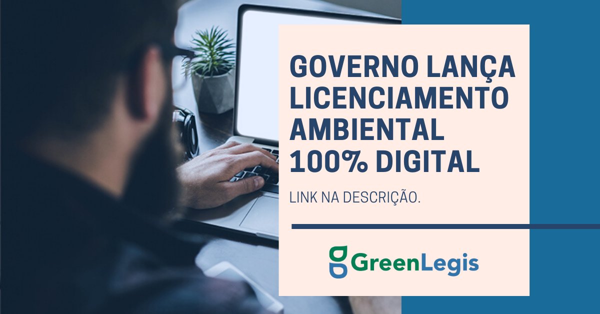 O Governador de Minas Gerais lançou o Sistema de Licenciamento Ambiental (SLA).

Saiba mais> greenlegis.com.br/noticia/licenc…

#CONFORMIDADELEGAL #LEIAMBIENTAL #NORMAAMBIENTAL #MULTAAMBIENTAL #MG #GOVMG #SLA #LICENCAAMBIENTAL #SECRETARIAMEIOAMBIENTE #MEIOAMBIENTE #MA #SGA