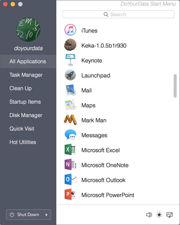 DoYourData's tweet image. We released the start menu for mac v3.8 for 10.15.
Free download DoYourData Start Menu for Mac to easily manage applications, tasks, disks, and more on your Mac. The best free start menu for Mac.
doyourdata.com/mac-manager/st…