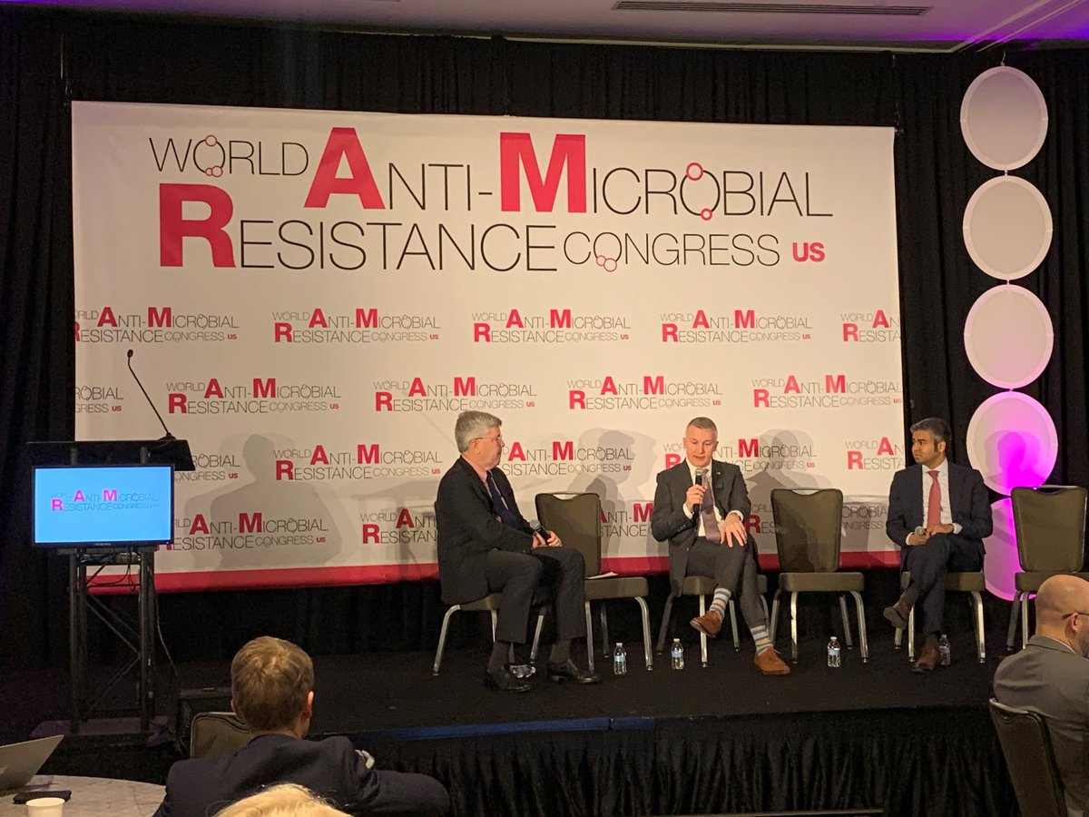 Antibiotic resistance is a huge concern of BARDA’s. And it's one we must work together and take an end-to-end approach to solve. No one group has the solution, just as no single antibiotic is a silver bullet. #HealthSecurity #AMR #WorldAMRCongress @CARB_X @CMSGov