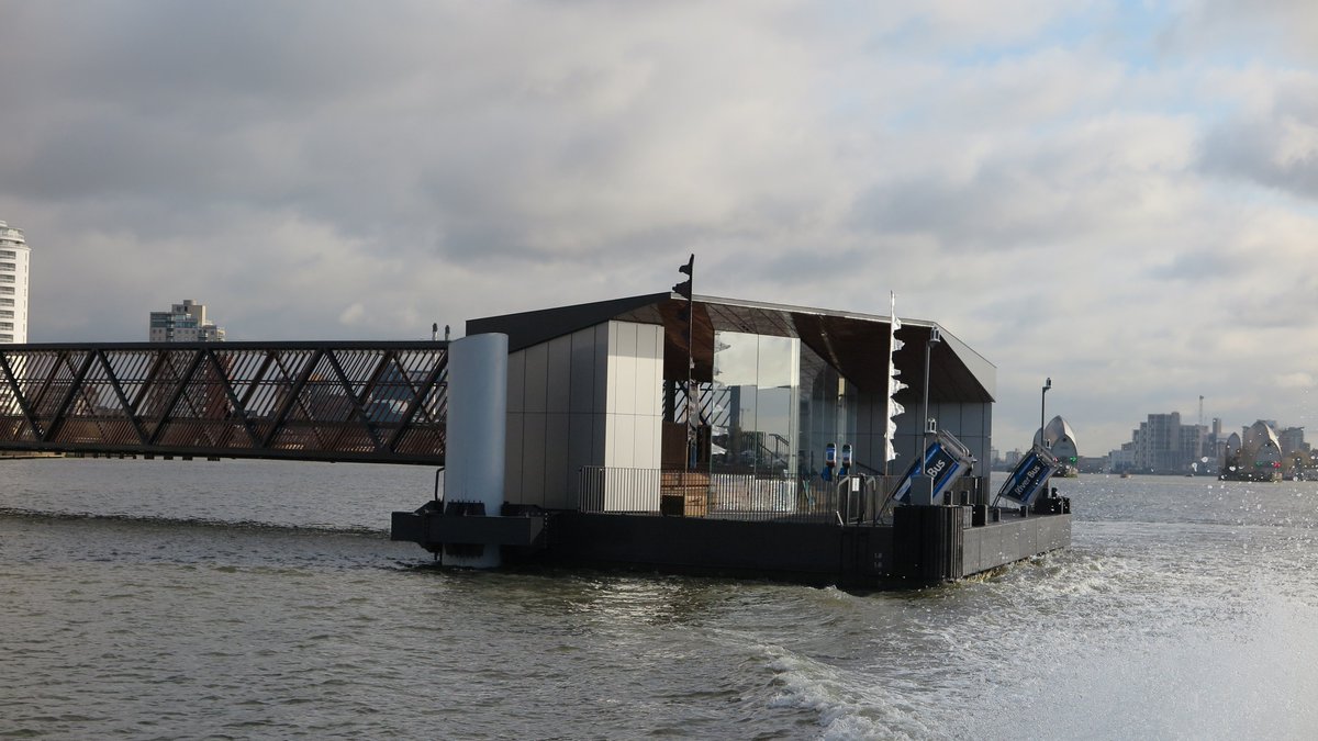 An enthusiastic crowd turned out for the official opening of Royal Wharf Pier by <a href="/Heidi_LDN/">Heidi</a> this morning. There was much praise for our, and London's, latest passenger pier. #RoyalWharf