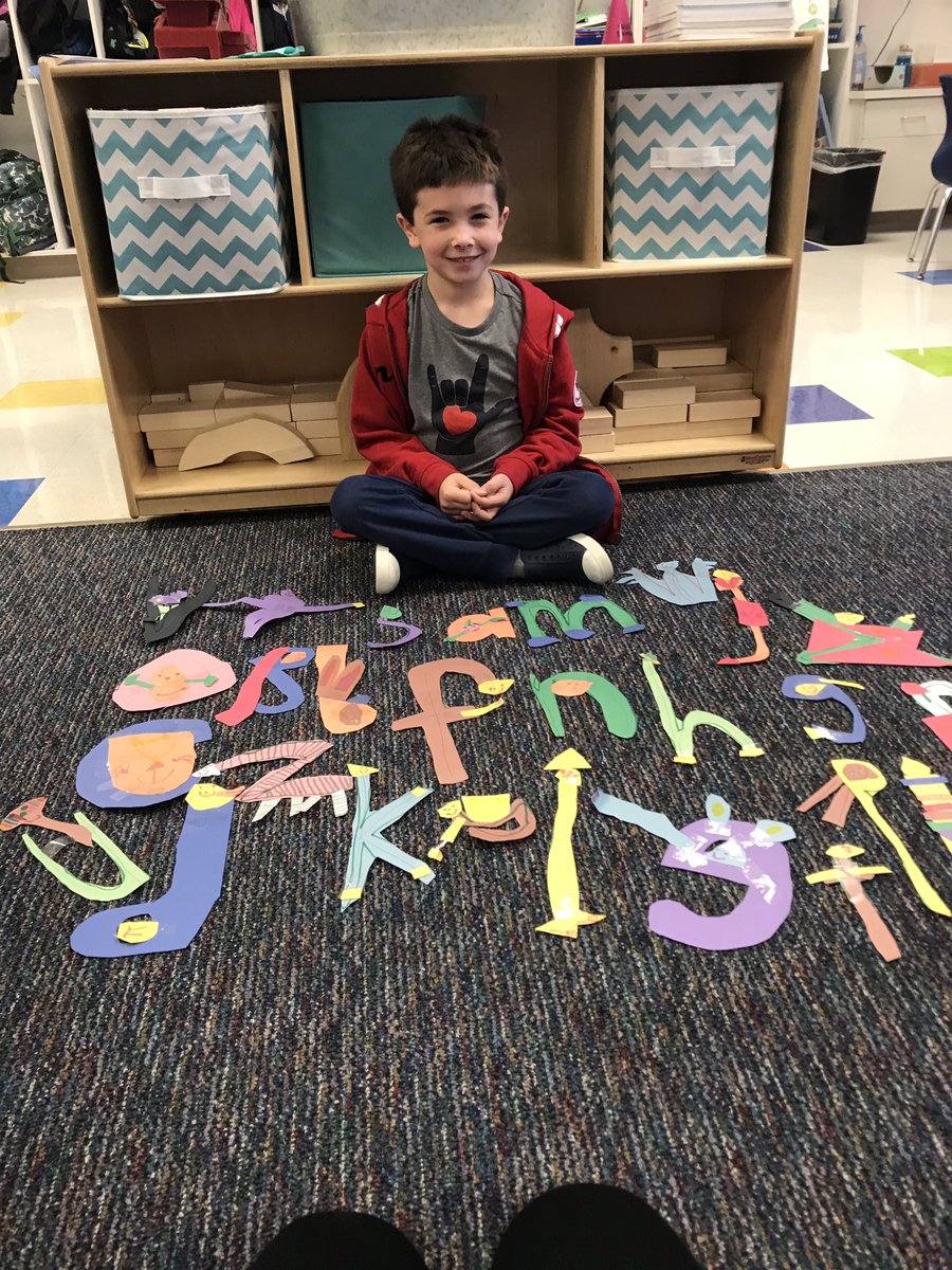When you love Letterland so much - you create each of the characters at home!  Then you bring them to share with your friends!  We were so excited in kindergarten today!