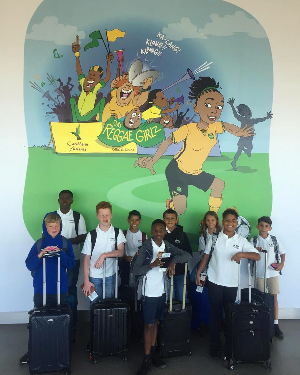 Giving thanks for the opportunities 🤗 #GratitudeIsAMust 

Our Hurricanes are off to the Bahamas to compete in the KPMG Football Fest in a series of football matches. We wish them the best of luck. 👏
#AISKJamaica #ClassroomWithoutWalls #TheAISKWay #AISKSports #Caribbean #Jamaica