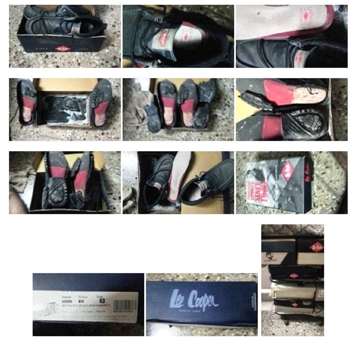 lee cooper shoes complaint