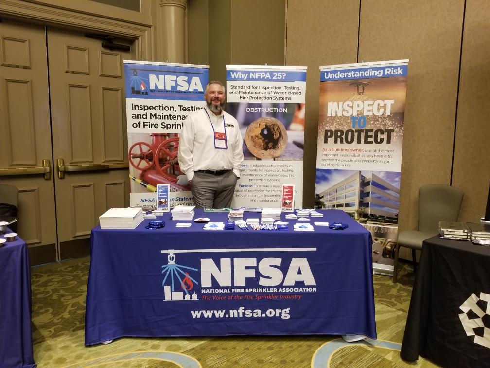 Exhibiting and presenting on nfpa 25 updates at the annual ASCET conference.
<a href="/ASCETSocial/">ASCET Communications</a> <a href="/ITM_NFSA/">Vincent Powers</a> <a href="/thop264/">Terin Hopkins</a> <a href="/CRFSASSOC/">NFSA Capital Region Chapter</a>