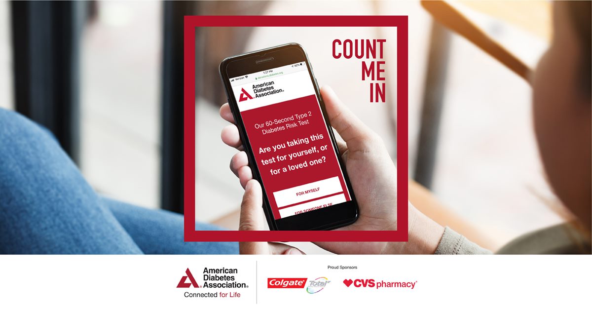 Share our Risk Test with your friends, family, colleagues, mailman… anyone and everyone! It takes us all to change the numbers on this epidemic and It begins with you! diabetes.org/risktestpdx #CountMeInADA