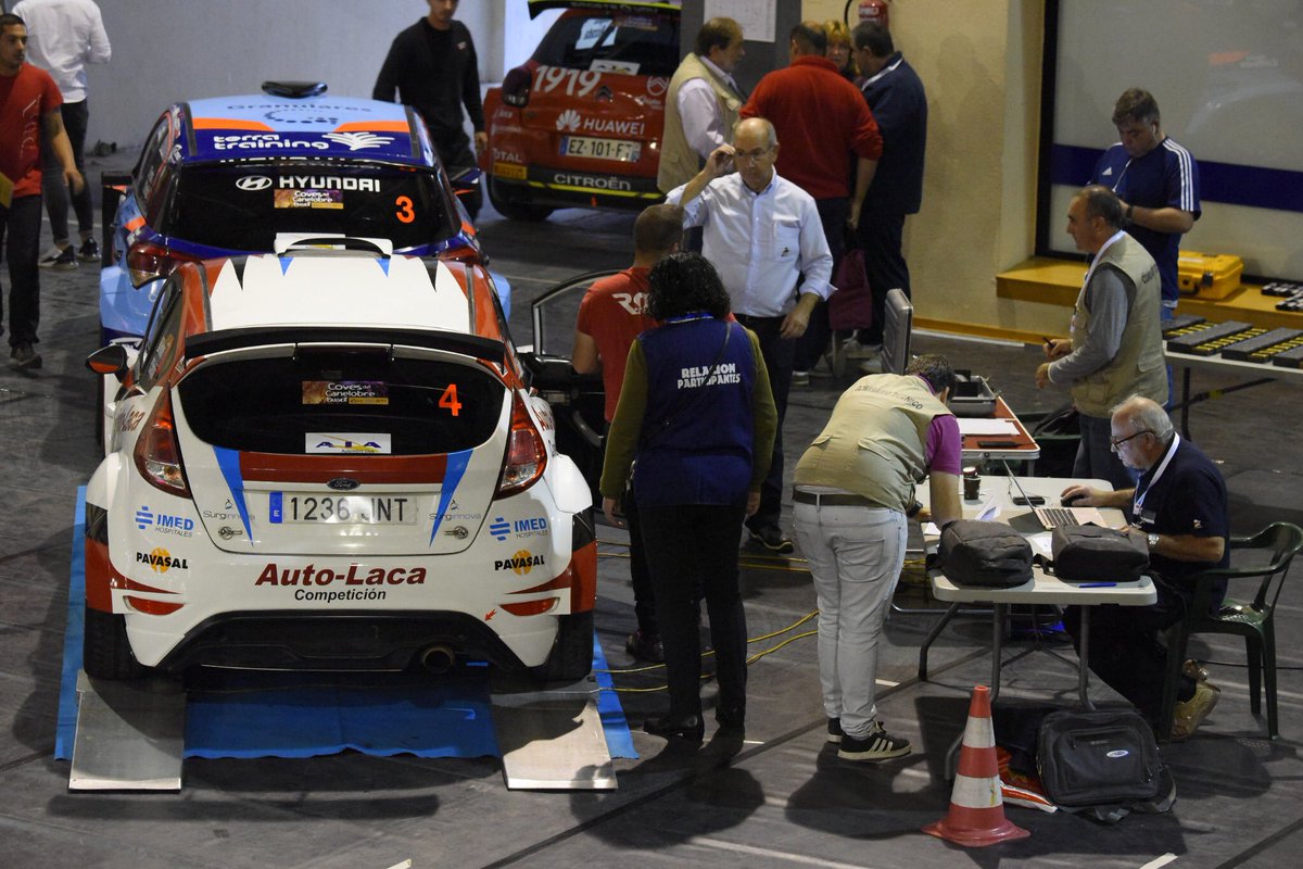 rallyelanucia's tweet image. 📸 imagenes de las verificaciones en @CDCamiloCano de @LaNuciaES #RallyeLaNucia #CERATerraMundis @CERA_RFEdA