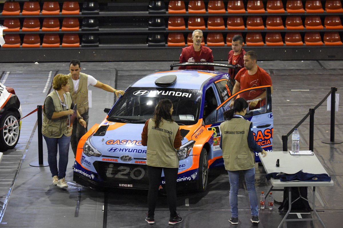 rallyelanucia's tweet image. 📸 imagenes de las verificaciones en @CDCamiloCano de @LaNuciaES #RallyeLaNucia #CERATerraMundis @CERA_RFEdA