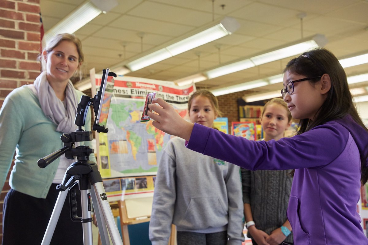 I hit a home run yesterday with my new friend at this Connecticut school. She showed my baseball card with my photo on Skype to a landmine survivor in #Yemen #nomorelandmines