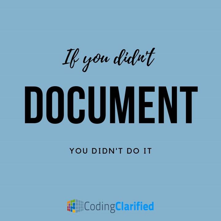 CodingClarified's tweet image. Be sure to document everything and be thorough. You don't want to leave anything out. 
#document #medicaldocs #medcoding