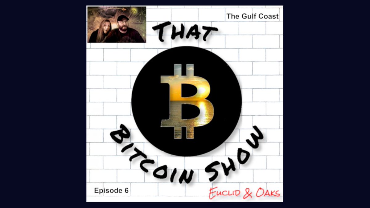 CryptoEuclid's tweet photo. That Bitcoin Show - TBS6
The Gulf Coast
We are gonna do this one live folks!
Stay tuned this evening! ๐
Follow us on YouTube & join in the chat!
https://t.co/W4vcTs8ksY
Topics:
Our trip to the beach
Earning Bitcoin with @trylolli
Tamara's Pralines
& More!
#ThatBitcoinShow https://t.co/iqvGMUg8oK