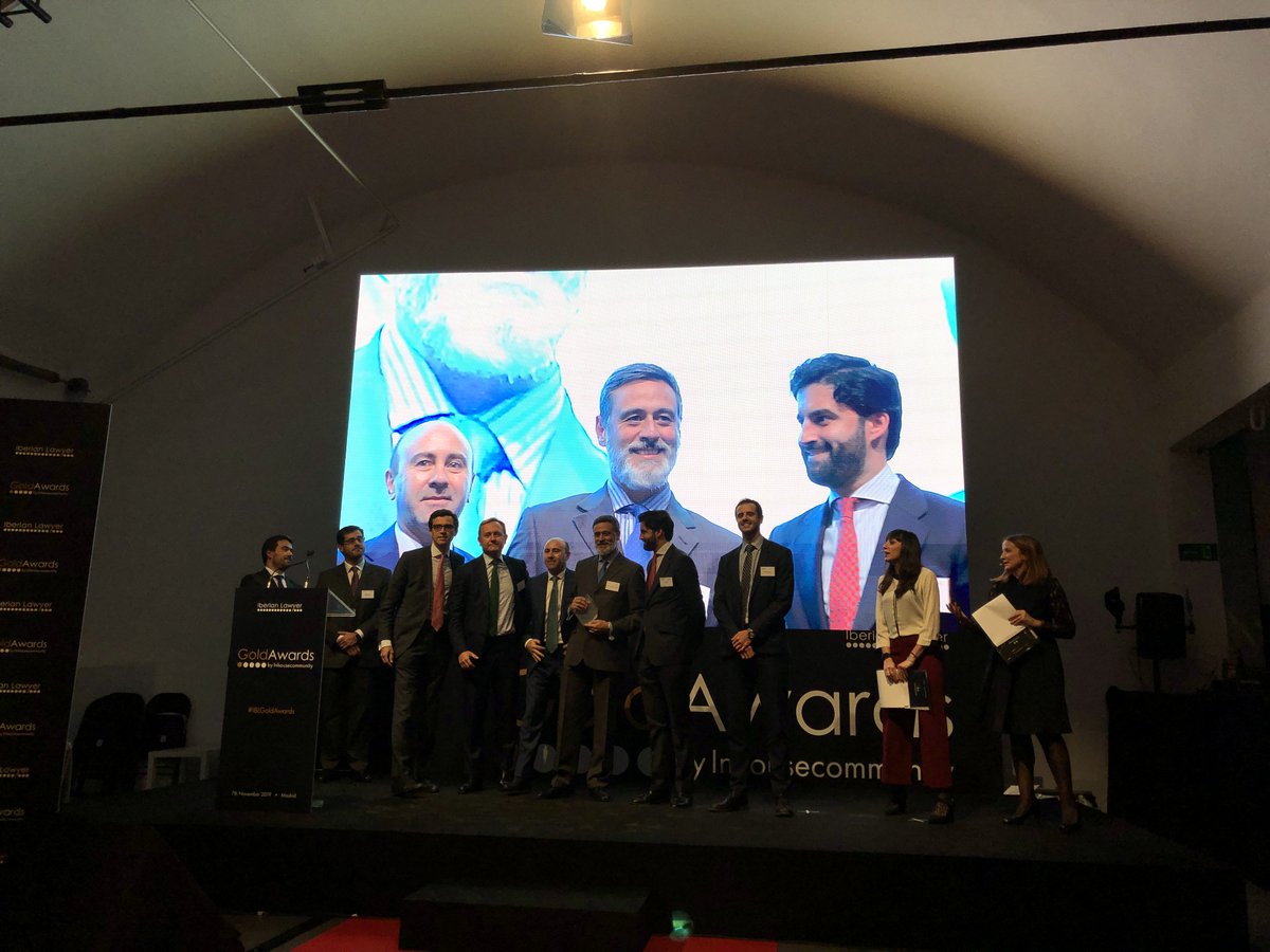 Sacyr wins In-house Team of the Year – Construction, Projects &amp; Infrastructure – award in collaboration with Abreu Advogados.
#IBLGoldAwards <a href="/SomosSacyr/">Sacyr</a>